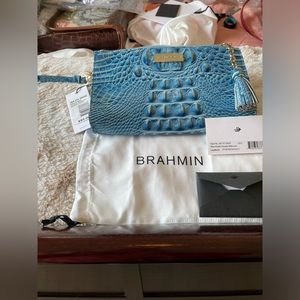 Cerulean Blue Millie wristlet NWTs